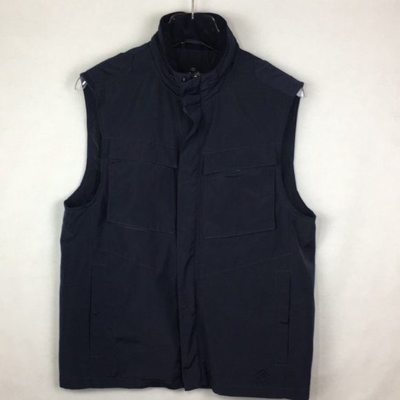 MENS Bonobos Hooded Wescoe Vest Jacket Navy S - Picture 4 of 16
